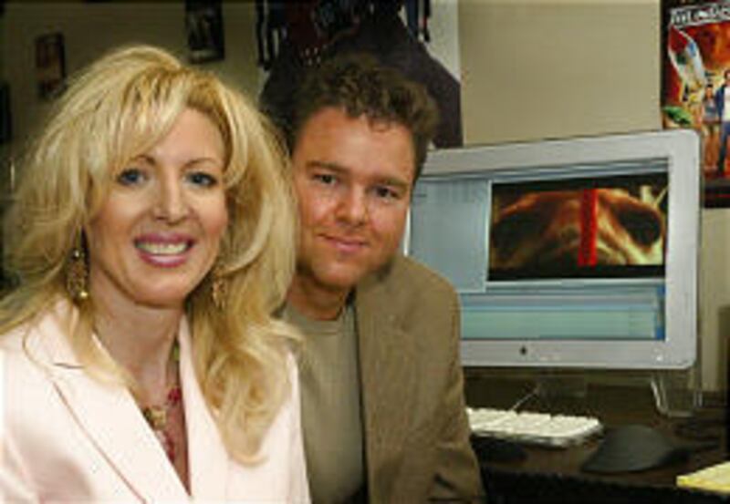 Richard and Sandra Teraci, co-owners of Family Flix in Provo, were interviewed by a camera crew for an AMC documentary that will air this spring.