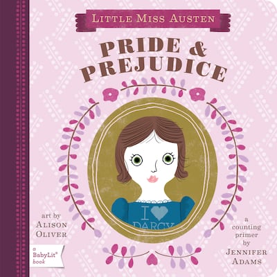 One of Gibbs Smith's titles, BabyLit "Pride and Prejudice."