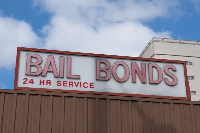 Bail Bonds sign on top of building. Danielle Kingston, the owner of A+ Idaho Bail Bonds in Rexburg, Idaho, said Lori Vallow’s $1 million bond is a “big bond for our area,” which must be considered when deciding whether or not work with Vallow’s team.