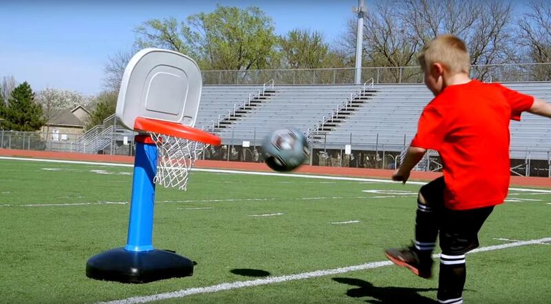 Trick Shot Titus performs soccer trick shots.