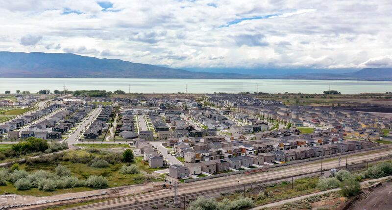 New apartments and houses in Vineyard, Utah County, one of the fastest growing areas in Utah, are pictured on Wednesday, May 22, 2019.
