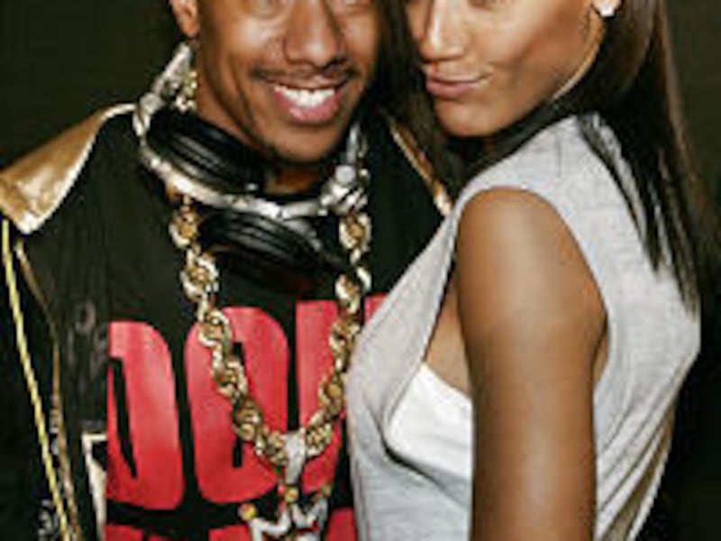 Nick Cannon and Selita Ebanks