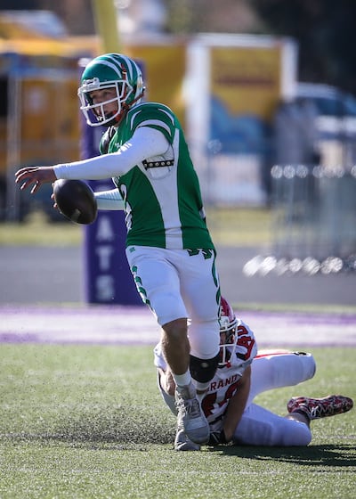 South Summit High School defeats Grand County High School during the 2A football championship game at Stewart Stadium in Ogden on Saturday, Nov. 10, 2018.