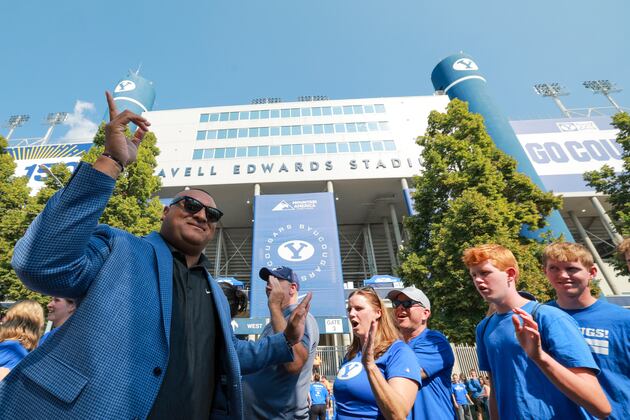 How social media reacted to Kalani Sitake staying at BYU - Deseret News