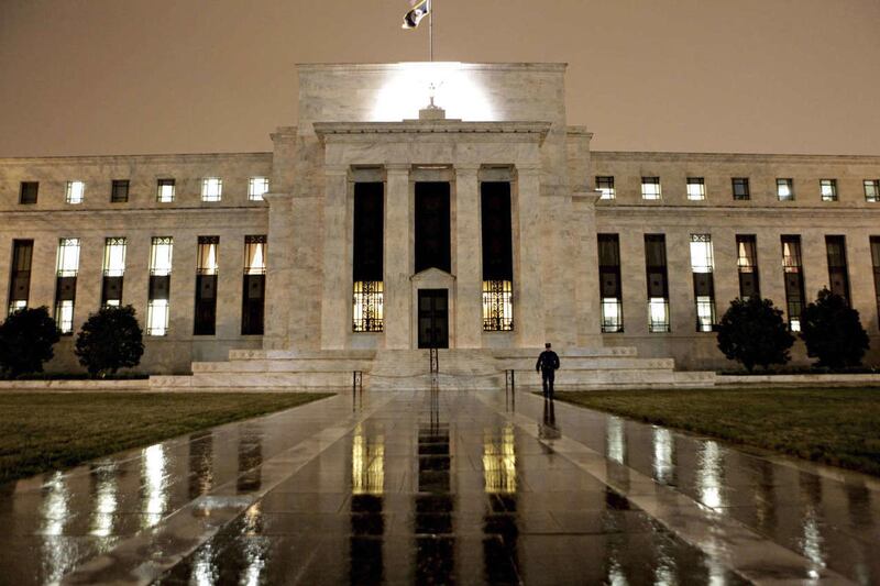 This March 27, 2009 file photo, shows the Federal Reserve Building on Constitution Avenue in Washington.