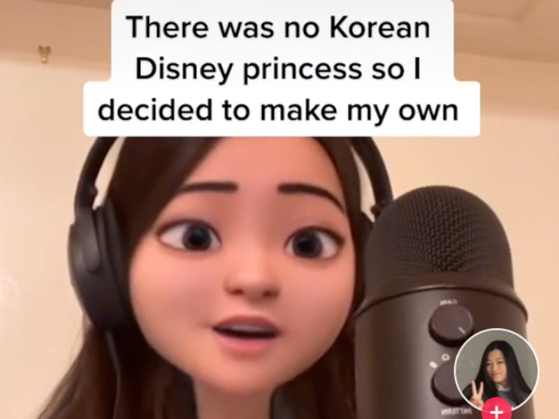 Photo of Julia Riew, who created her own Korean Disney princess.