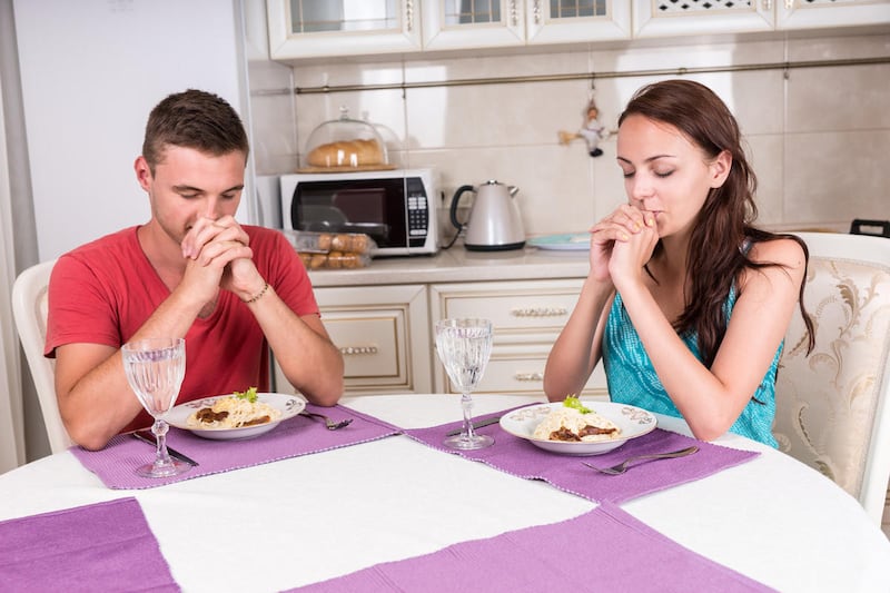 Studies support the idea that prayer enables couples to focus on shared needs, rather than individual concerns. A strong religious foundation can also sustain relationships through dark periods.