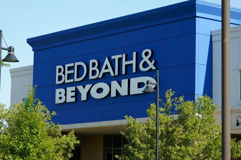 A Bed Bath & Beyond store is seen in Flowood, Miss. Utah-based Overstock.com has acquired Bed Bath & Beyond assets.