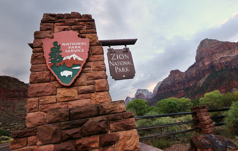 Zion National Park photographed Tuesday, Sept. 15, 2015, in southern Utah.