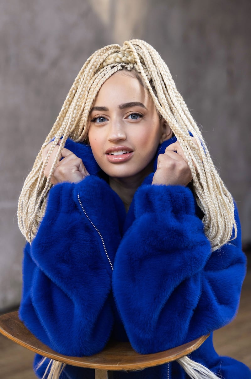 Monroe Rigby, a 17-year-old singer who hails from Utah, is representing France in the Eurovision Song Contest this year.