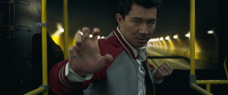 “Shang-Chi and the Legend of the Ten Rings” star Simu Liu in “Shang-Chi.”