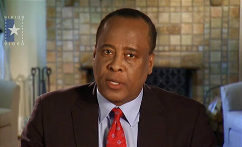 An image from a video posted on YouTube shows Michael Jackson's personal physician, Dr. Conrad Murray. He said, "I told the truth, and I have faith the truth will prevail."