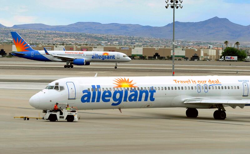 Allegiant Air removed a passenger from a Labor Day flight