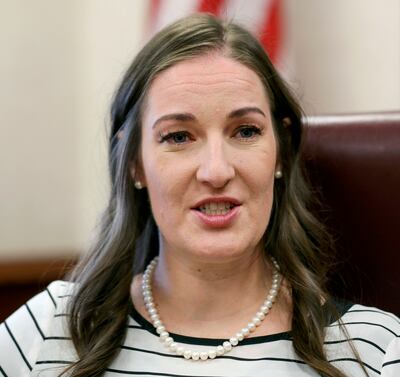 Utah County's new clerk, Amelia Powers, at the Utah County Administration Building in Provo on Thursday, Dec. 20, 2018.