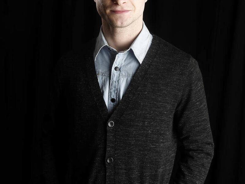 In this Jan. 6, 2012 photo, actor Daniel Radcliffe poses for a portrait in New York. Radcliffe stars in the upcoming film "The Woman In Black."