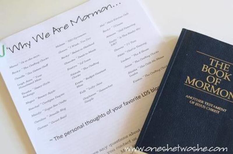 A group of 32 Mormon bloggers is creating packets for interested readers explaining what the bloggers believe and why they choose to be members of The Church of Jesus Christ of Latter-day Saints.