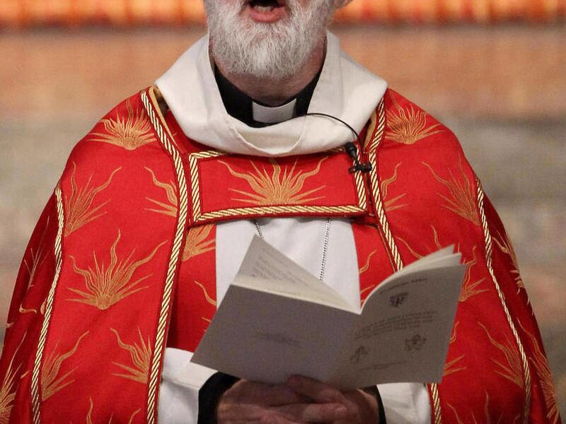 This is a Tuesday Nov. 23, 2010 file photo of the Archbishop of Canterbury Rowan Williams as he speaks during the ninth Inauguration of the General Synod at Westminster Abbey, London . Palace officials have announced Wednesday Jan. 5, 2011 that Archbish