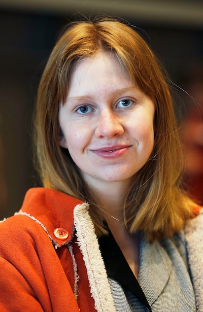 Elizabeth Love of West High School poses for a photo during the Beyond the March student forum at the Utah State Office Building in Salt Lake City on Monday, March 19, 2018.
