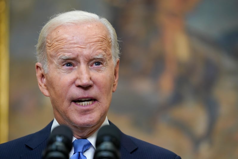 President Joe Biden speaks about Russia from the White House in Washington, Friday, Sept. 30, 2022.