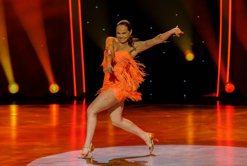 Contestant Alexis Warr Burton dances a solo routine on “So You Think You Can Dance.”