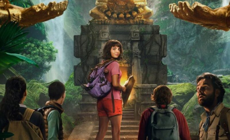 Nickelodeon and Paramount dropped the first posters for the upcoming "Dora the Explorer" live-action film Thursday, and they give us both a name and a look at the heroes.