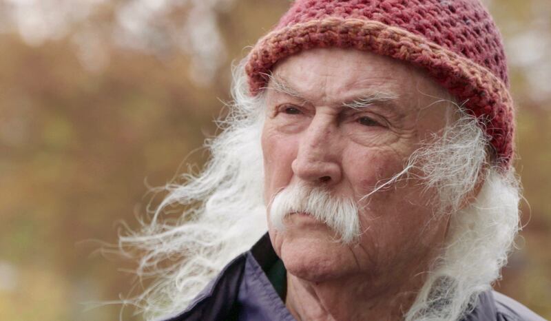 David Crosby appears in “David Crosby: Remember My Name” by A.J. Eaton at the 2019 Sundance Film Festival. Crosby has died.