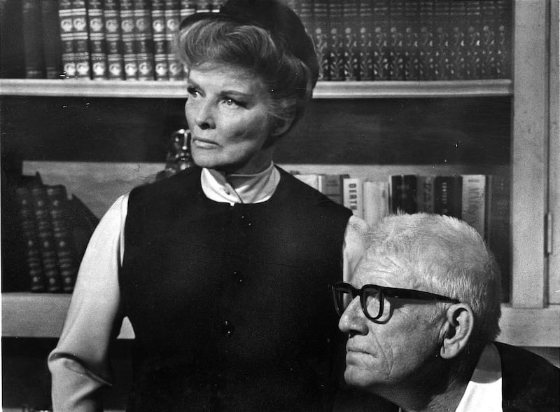 Hepburn and Tracy in "Guess Who's Coming to Dinner."