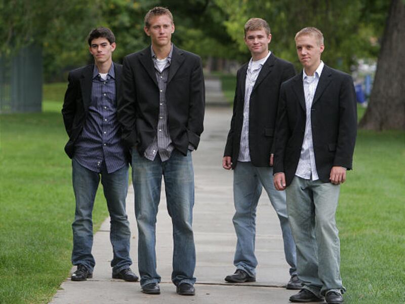 4Ordained comprises, from left, Jacob Juarez, Landon Peay, Nate Kasparian and Robert Allen. "These songs are our testimony," Allen says of the quartet's work.