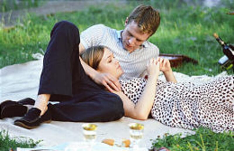 Julia Stiles stars as Paige Morgan, a Wisconsin college student, and Luke Mably stars as Eddie in "The Prince \\\\& Me," which is rated PG.