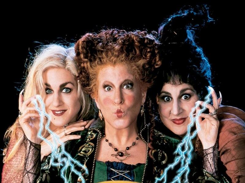“Hocus Pocus” is turning 30. The three Sanderson sisters pose.