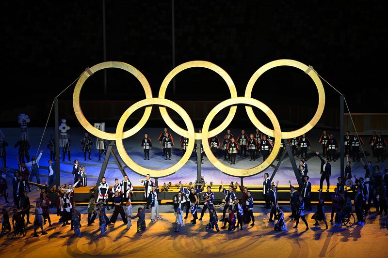 Tthe opening ceremony of the 2020 Summer Olympics, Friday, July 23, 2021, in Tokyo, Japan.