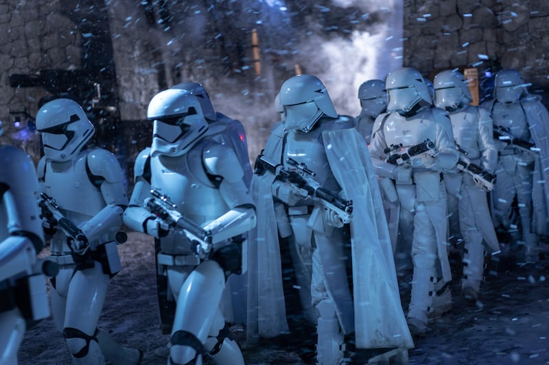 Stormtroopers in “Star Wars: The Rise of Skywalker.”