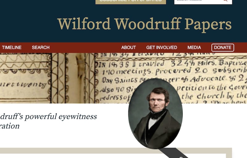 The Wilford Woodruff Papers Foundation has acquired the early church leader’s Bible and six volumes of journals from his son, Asahel Hart Woodruff.