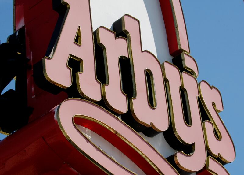 This March 1, 2010, file photo shows an Arby’s restaurant sign in Cutler Bay, Fla.