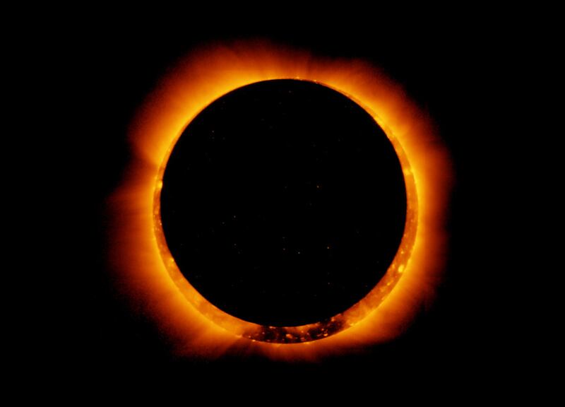 A NASA image shows the “Ring of Fire” during the annular solar eclipse that will be visible in mid-October.