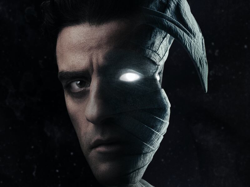 A look at the new “Moon Knight” poster.