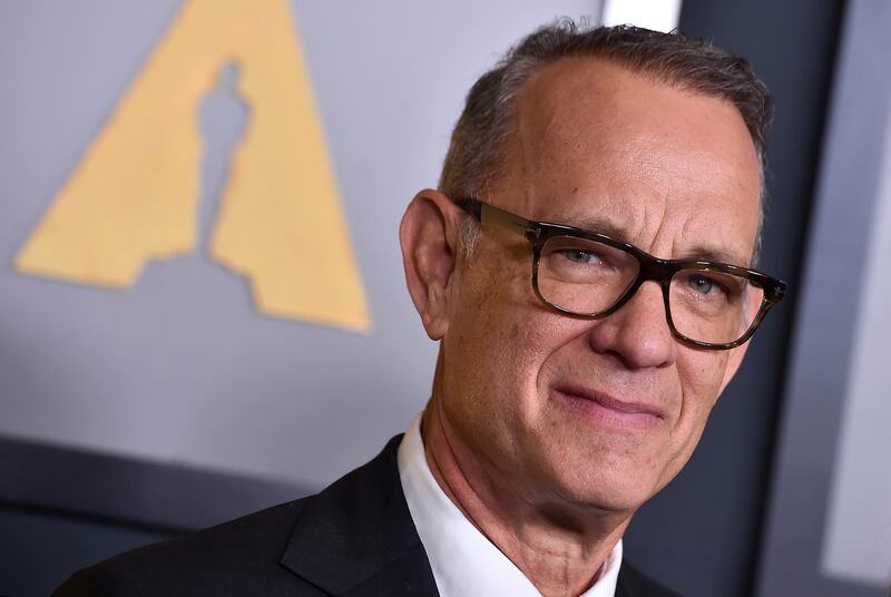 Tom Hanks arrives at the Governors Awards at Fairmont Century Plaza in Los Angeles.