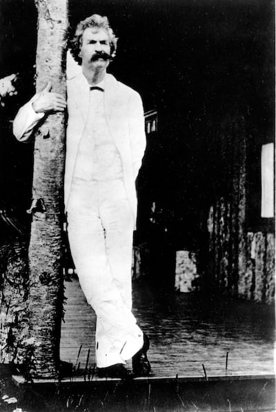 This is an undated photo of author Samuel Clemens, better known by his pen-name Mark Twain.