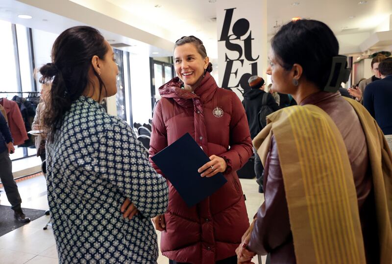 Sonali Loomba, Kaladharaa Dance owner, Salt Lake City Mayor Erin Mendenhall and Srilatha Singh, Chitrakaavya Dance owner.