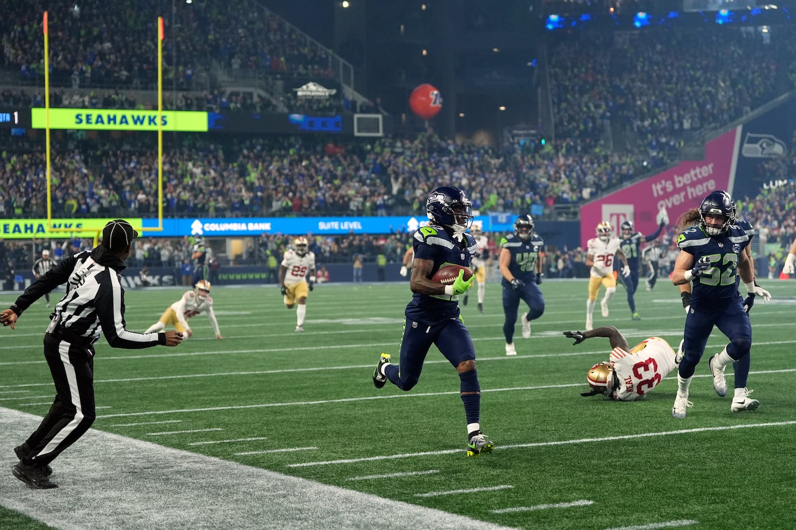 Rashid Shaheed’s kickoff return for TD sparks Seahawks’ blowout of ...