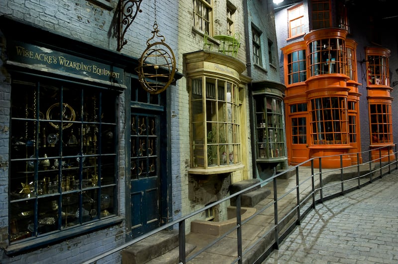 Diagon Alley at the Warner Brother Studios, Watford, England