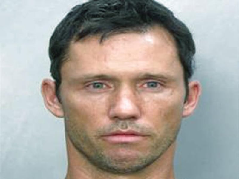 In this image released by the Miami Beach Police Dept., actor Jeffrey Donovan is seen in this booking photograph released by the Miami Beach, Fla. Police Dept. Donovan was charged with DUI on Sunday.