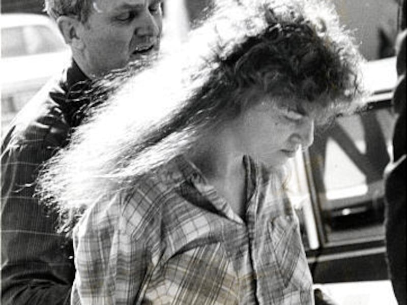 Carma Hainsworth, seen in 1985, spent eight years in prison for helping Gardner.