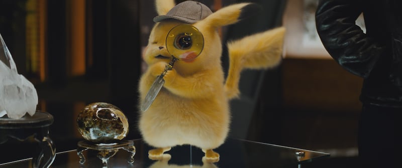 Detective Pikachu (Ryan Reynolds) in Legendary Pictures', Warner Bros. Pictures' and The Pokémon Company's comedy adventure "Pokemon Detective Pikachu," a Warner Bros. Pictures release.