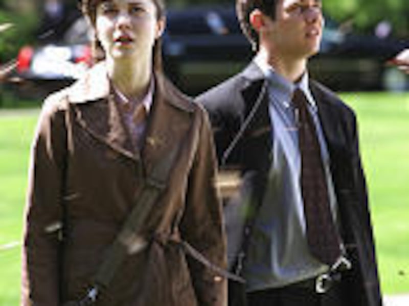 Mary Elizabeth Winstead and Ryan Merriman in "Final Destination 3."<BR>