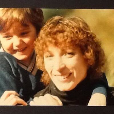 Janet Gray shown with her son, Josh Gray.