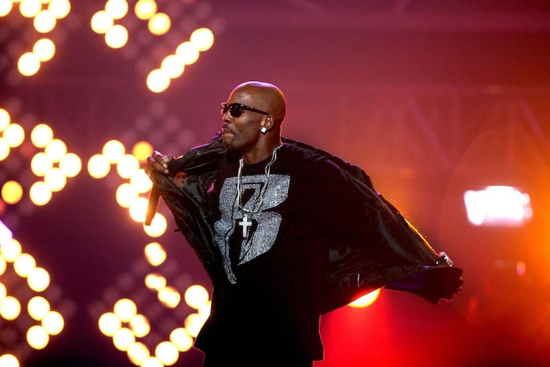 DMX performs during the BET Hip Hop Awards Saturday, Oct. 1, 2011, in Atlanta. (AP Photo/David Goldman)