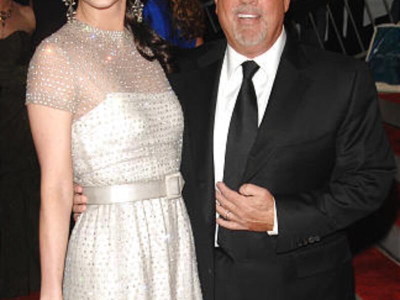 Billy Joel and Katie Lee Joel arrive at the Metropolitan Museum of Art's Costume Institute Gala in New York.