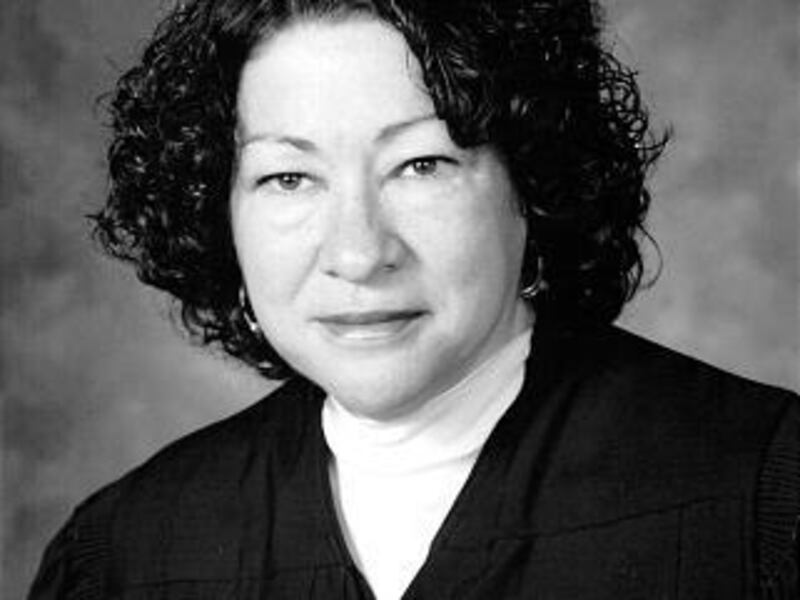 U.S. Appeals Court Judge Sonia Sotomayor