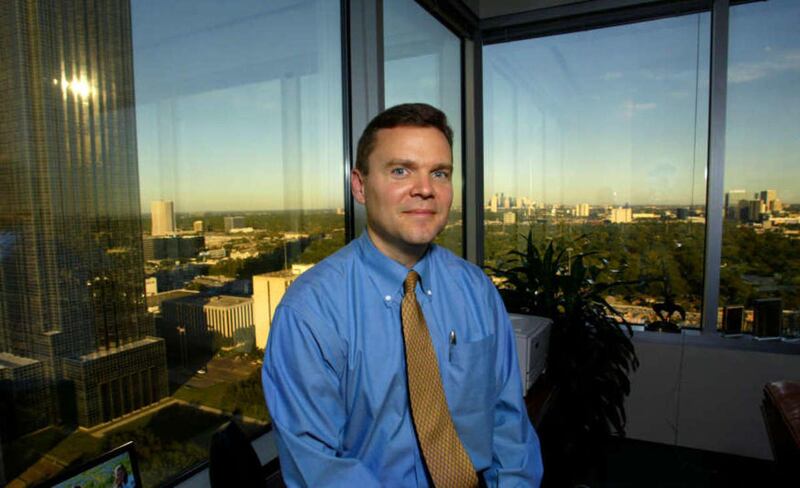 FILE — Peter Huntsman, CEO of Huntsman Chemical at his Houston, Texas office, Nov. 20, 2003. Peter Huntsman has been named chief executive officer of both Huntsman Foundation and Huntsman Cancer Foundation. He had previously served as president and CEO of